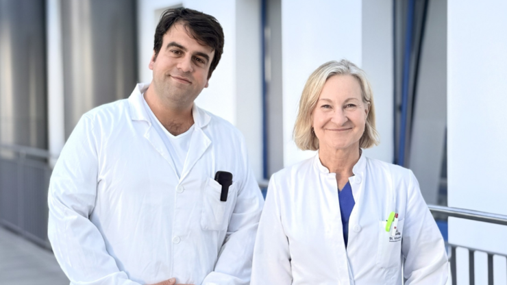 Mediziner Mahmoud Makhlouf und Dr. Patricia Schaub