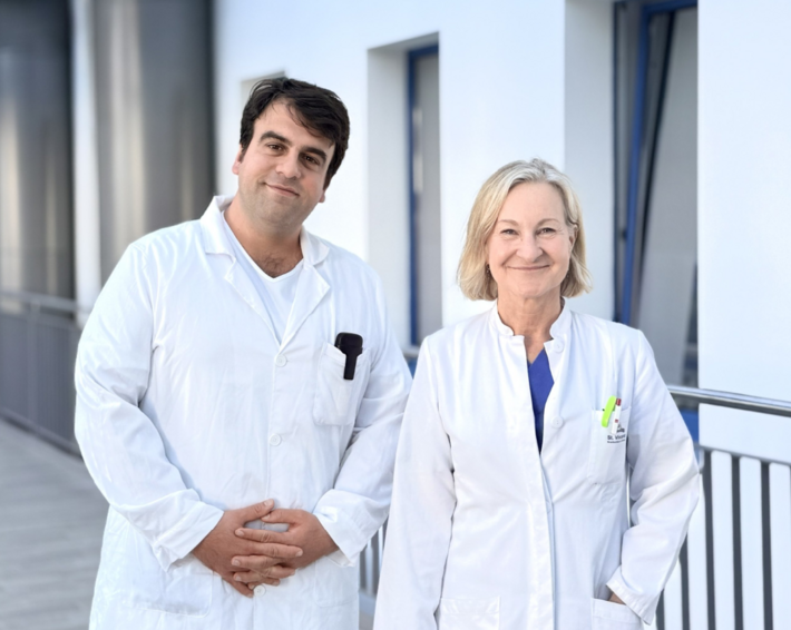 Mediziner Mahmoud Makhlouf und Dr. Patricia Schaub